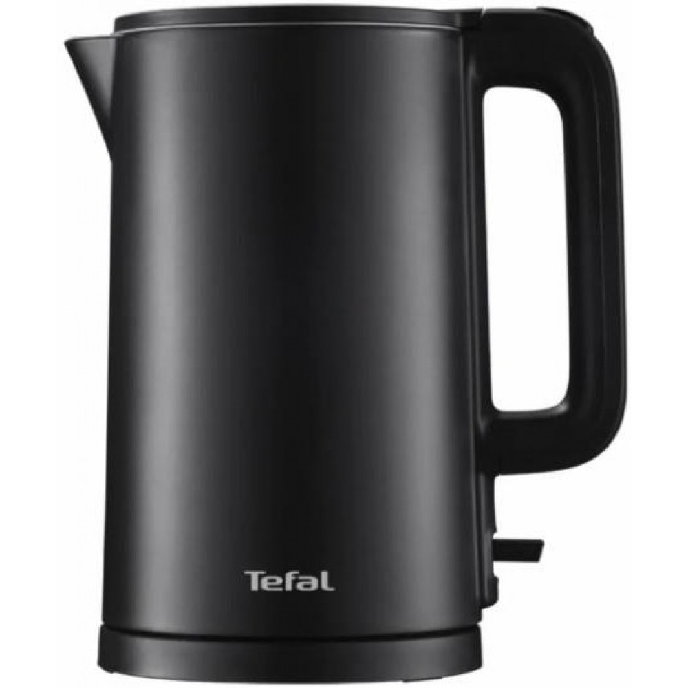Електрочайник Tefal Thermo Protect, 1.5л, пластик, нержавіюча сталь, чорний