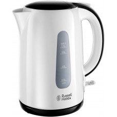 Електрочайник Russell Hobbs My Breakfast 1.7л, пластик, біло-чорний