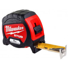 Рулетка Milwaukee STUD, 5мх33мм, з фіксатором змотування, АБС-пластик, магніт