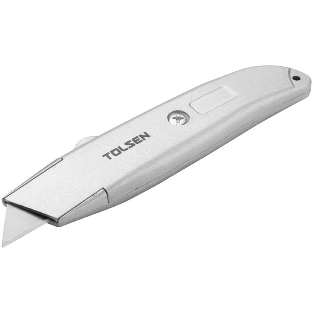 Ніж будівельний трапецієподібний Tolsen, корпус з алюмінію, 150мм