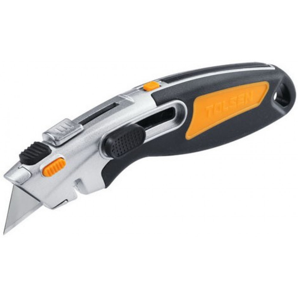 Ніж будівельний трапецієподібний Tolsen SK2, корпус з алюмінію