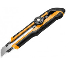 Ніж будівельний сегментований Tolsen, 18мм, корпус з ABS-пластику, фіксатор леза Ніж будівельний сегментований Tolsen, 18мм, корпус з ABS-пластику, фіксатор леза