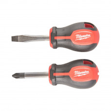 Викрутки Milwaukee набір 2шт, магнітні,PZ,SL Викрутки Milwaukee набір 2шт, магнітні,PZ,SL