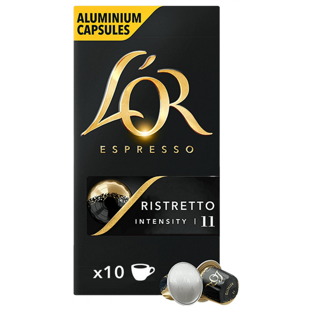 Кава L`OR капсули, Espresso Ristretto, арабіка, 10шт, Nespresso
