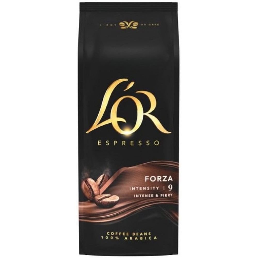 Кава L`OR зерна, 1000г, Espresso Forza, арабіка
