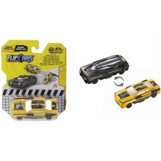 Машинка-трансформер Flip Cars 2в1 Спорткари, Чорний спорткар і Класичний спорткар