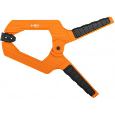 Струбцина Neo Tools, затискач пружинний, пластик, 100мм Струбцина Neo Tools, затискач пружинний, пластик, 100мм