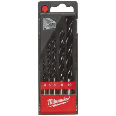 Набір свердел по дереву Milwaukee, 5шт, 4-10мм, кейс Набір свердел по дереву Milwaukee, 5шт, 4-10мм, кейс