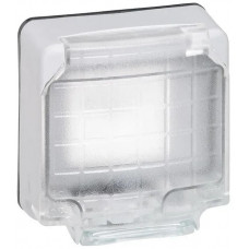 Адаптер Legrand Mosaic, Plexo, для 2 модулів,  IP66, сірий