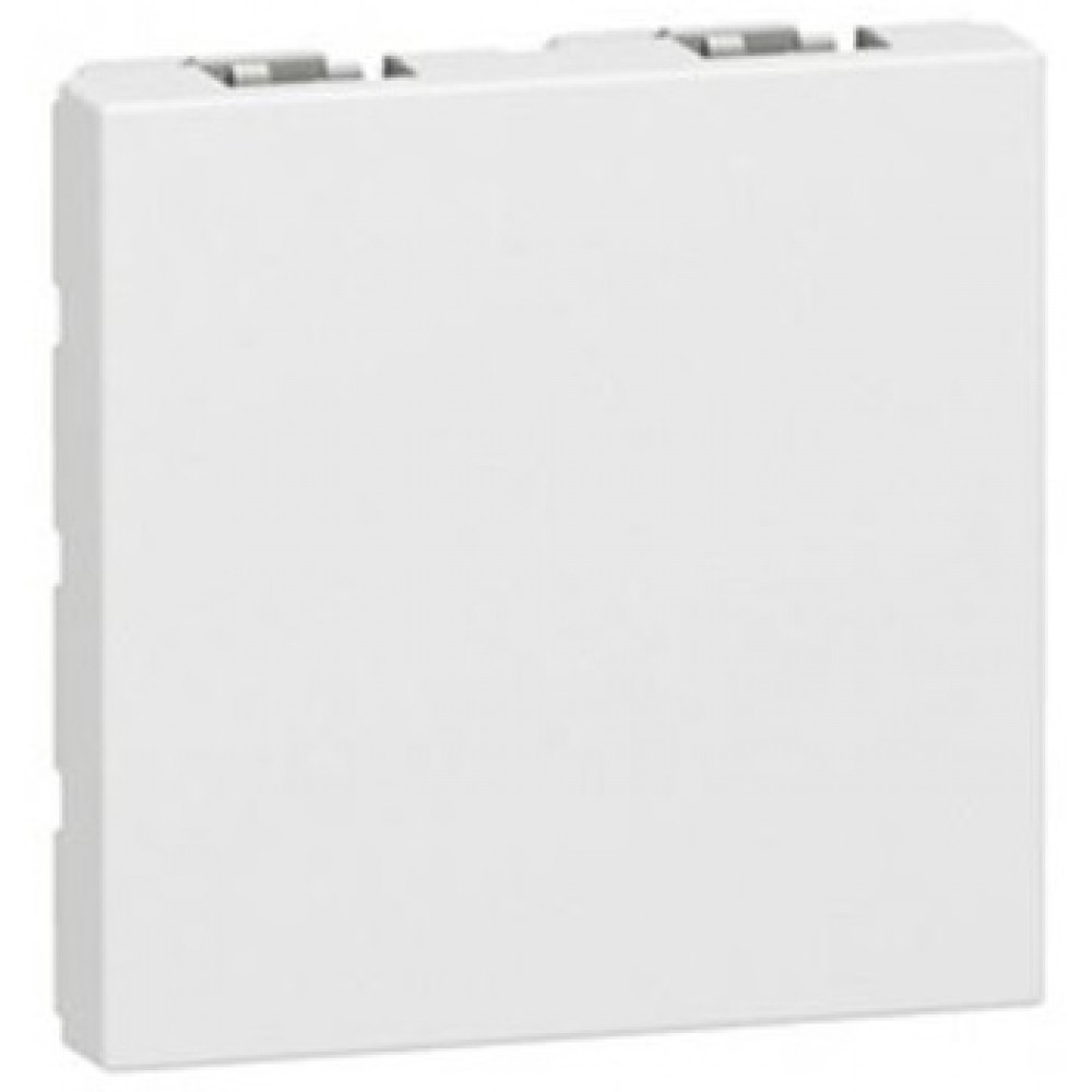 Заглушка Legrand Mosaic, 2 модулі, білий