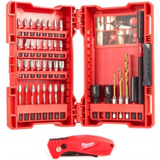 Набір біт і свердел + ніжFASTBACK Milwaukee 40 предметів кейс Набір біт і свердел + ніжFASTBACK Milwaukee 40 предметів кейс
