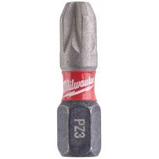 Біти Milwaukee Shockwave, набір 2шт, PZ3х25мм Біти Milwaukee Shockwave, набір 2шт, PZ3х25мм