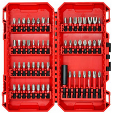 Біти Milwaukee Shockwave, набір 56шт, сталь, кейс Біти Milwaukee Shockwave, набір 56шт, сталь, кейс