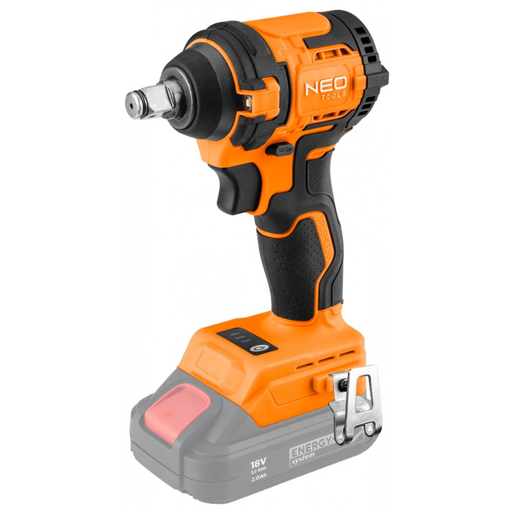 Гайковерт ударний Neo Tools Energy+ 18В безщітковий 2500об/хв 350Нм 1/2