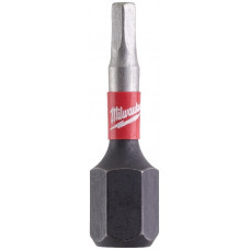 Біти Milwaukee Shockwave, набір 2шт, Hex2.5х25мм Біти Milwaukee Shockwave, набір 2шт, Hex2.5х25мм