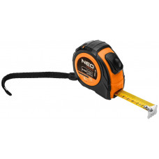 Рулетка Neo Tools, 5мx25мм, з фіксатором змотування