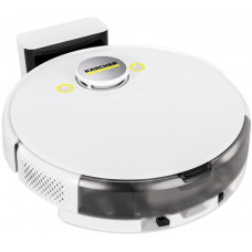 Робот-пилосос Karcher RCV 5, h=9.7см, вологе прибирання, конт пил -0.330л, вода -0.240л, автон. робота до 120хв, білий