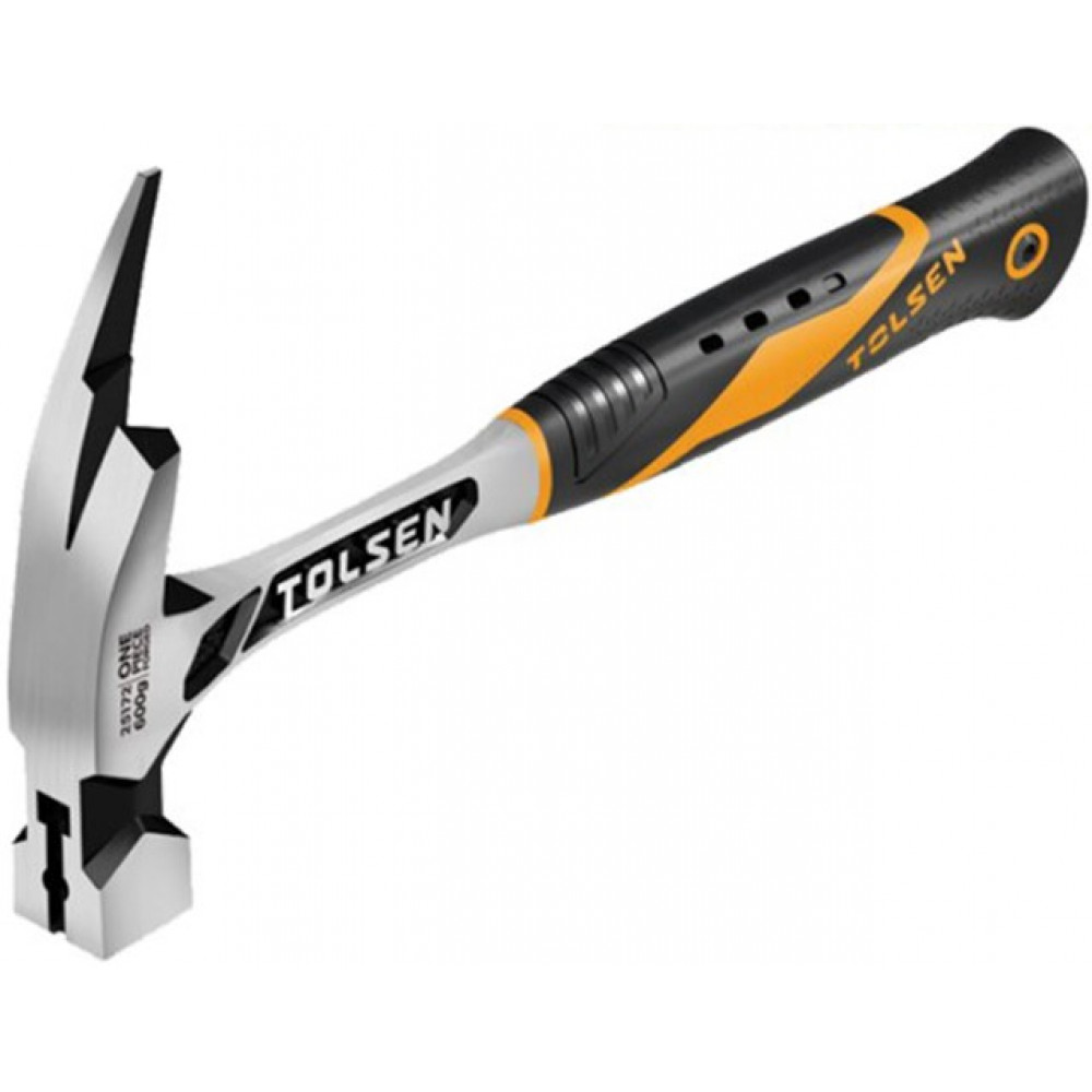 Молоток столярний Tolsen Профі 600г 34см руків'я металеве гумове