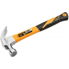 Молоток столярний Tolsen 450г 33см руків'я металеве гумове