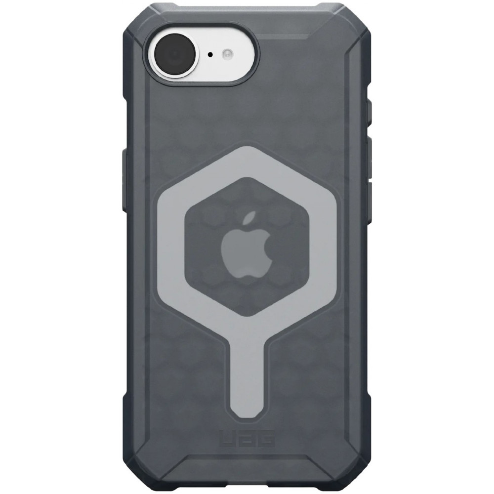 Чохол UAG для iPhone 16E (4th Gen, 2025), Essential Armor MagSafe, Ash