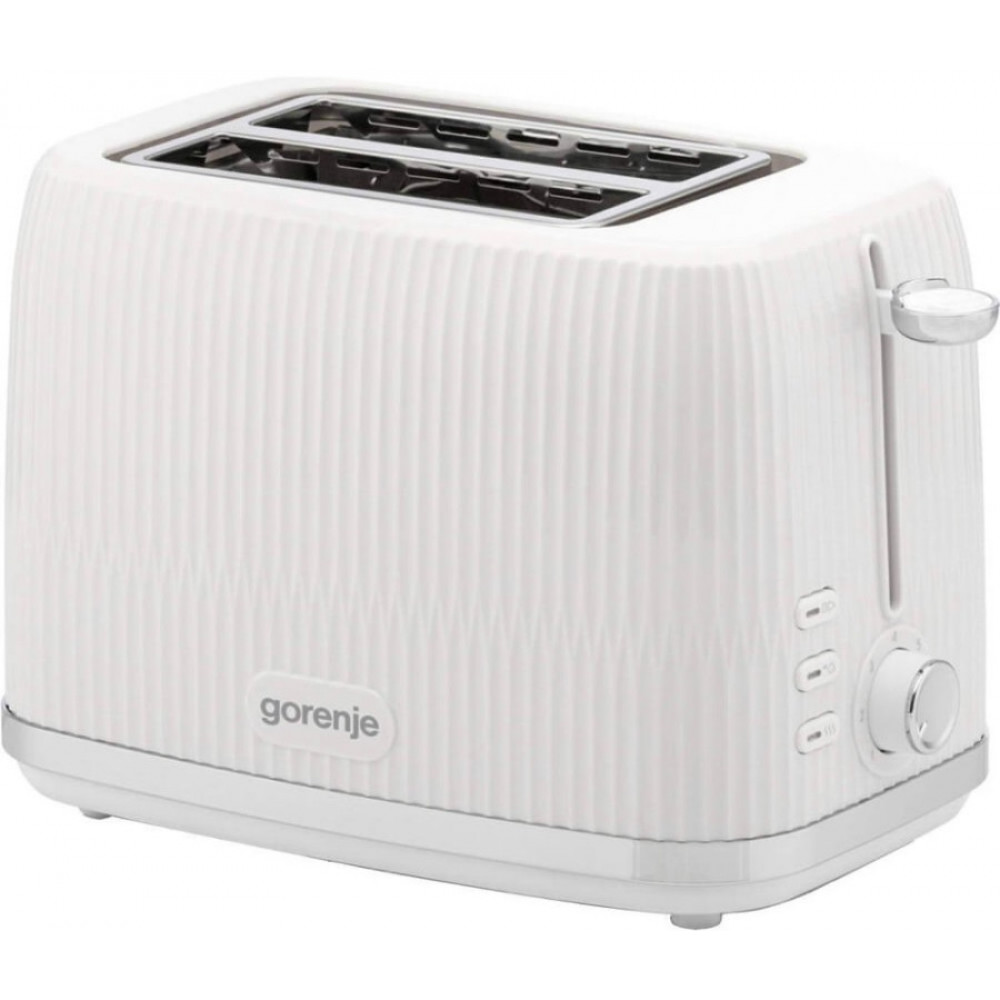 Тостер Gorenje, 850Вт, пластик/метал, білий