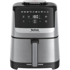 Мультипіч Tefal Easy Fry Silence, 1670Вт, чаша-5л, сенсорне керув., 10 програм, пластик, нерж. сталь-чорний