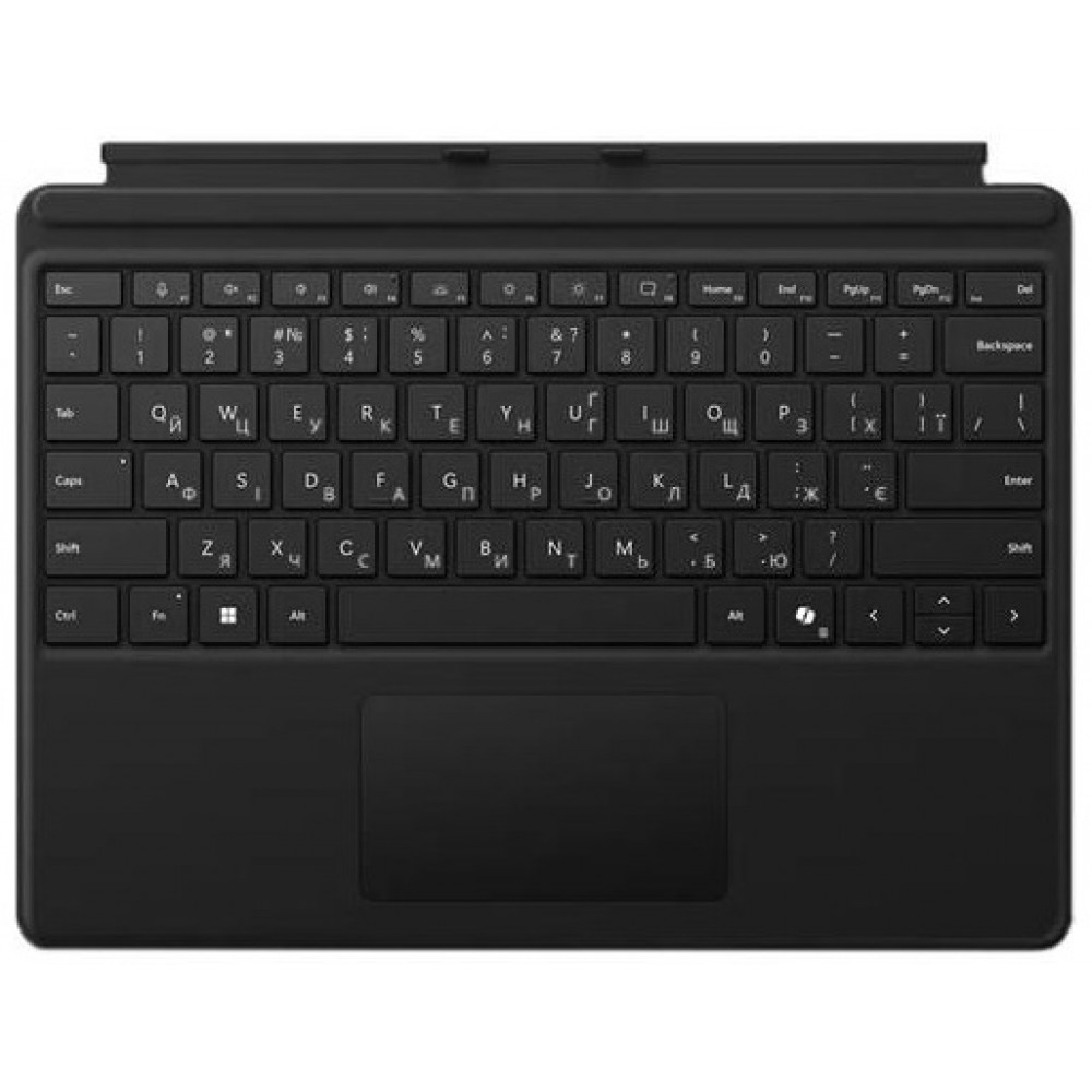 Клавіатура для планшета Surface Pro 8 - 10 та Pro X, UKR/ENG, чорна