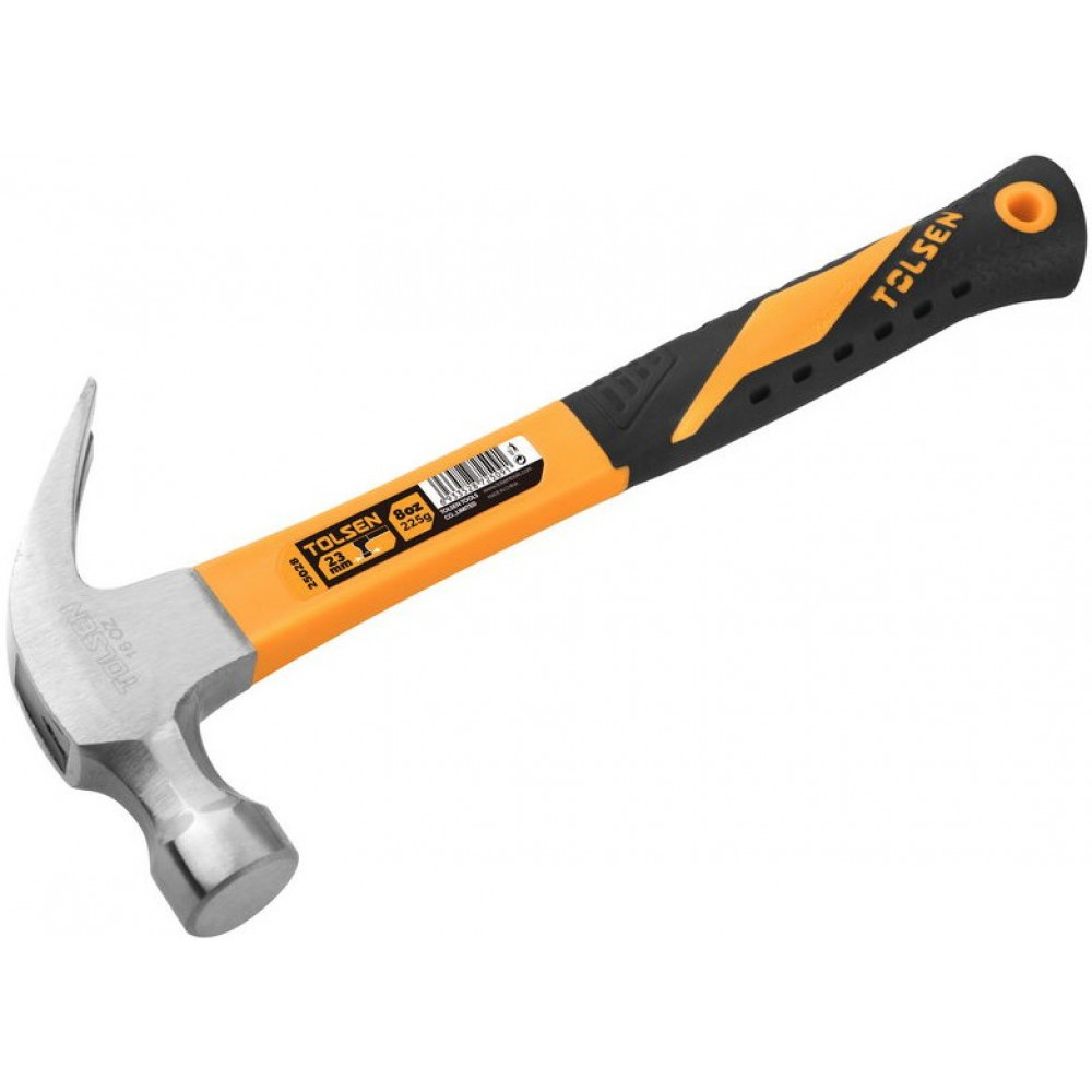Молоток слюсарний Tolsen 450г 35см руків'я скловолокно