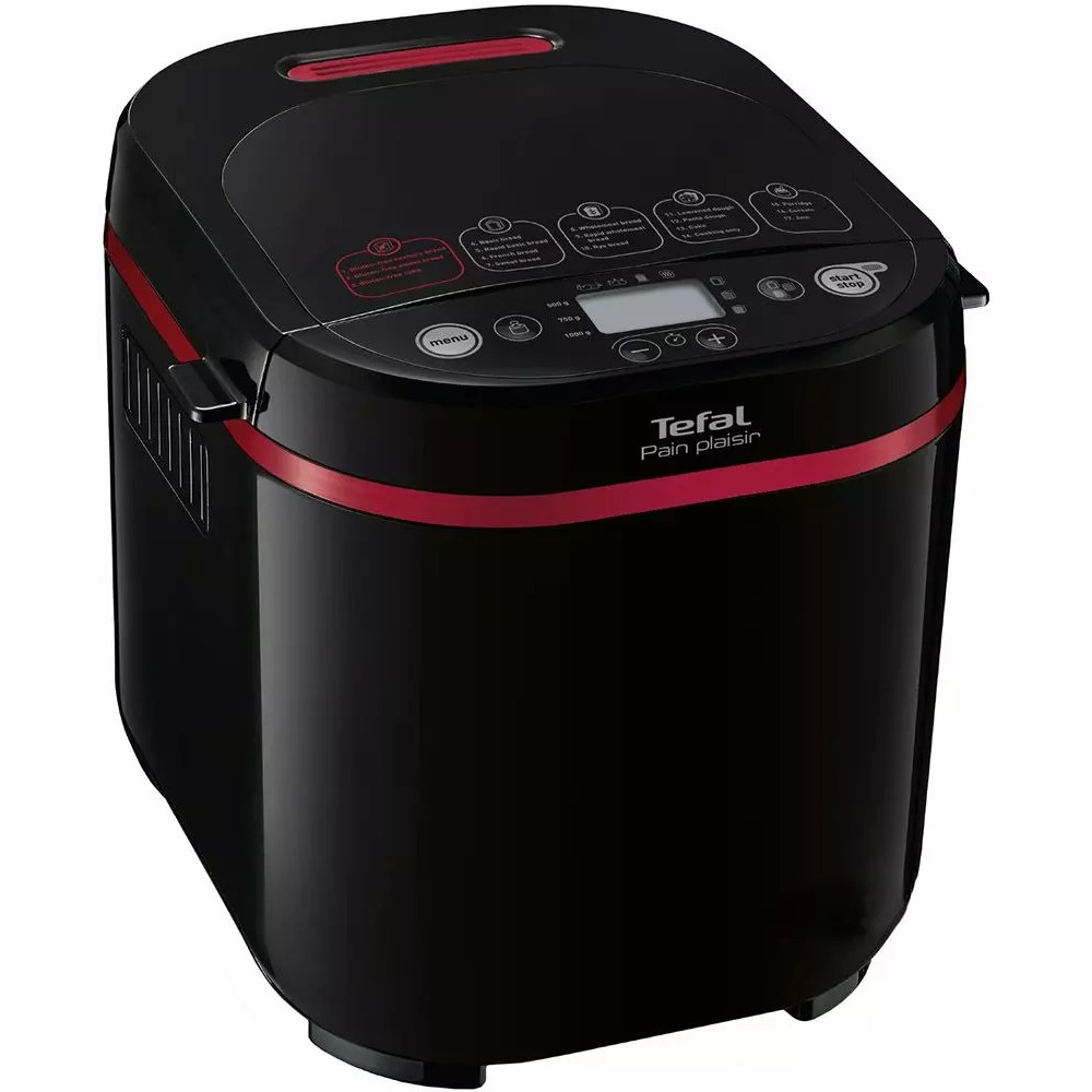 Хлібопічка Tefal PainPlaisir 650Вт, програм-1, макс.ваго -1кг, форма-прямокутник, пластик, чорний