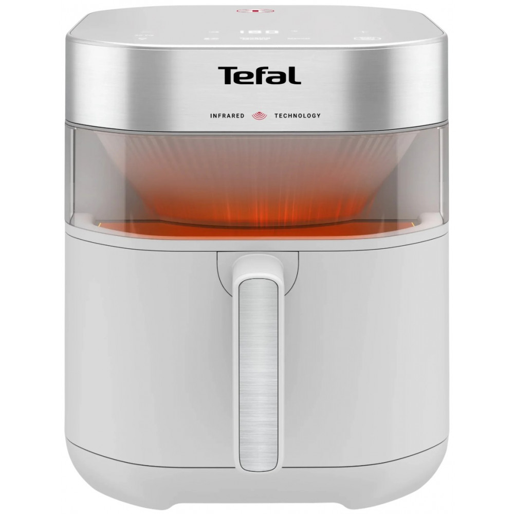 Мультипіч Tefal Easy Fry Infrared, 1500Вт, чаша-7л, сенсорне керув., 8 програм, з віконцем, пластик, світло-сірий