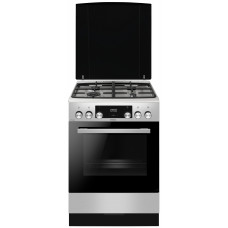 Плита Hansa комбінована, 77л, 60x60см, дисплей, конвекція, чавун, нерж Плита Hansa комбінована, 77л, 60x60см, дисплей, конвекція, чавун, нерж