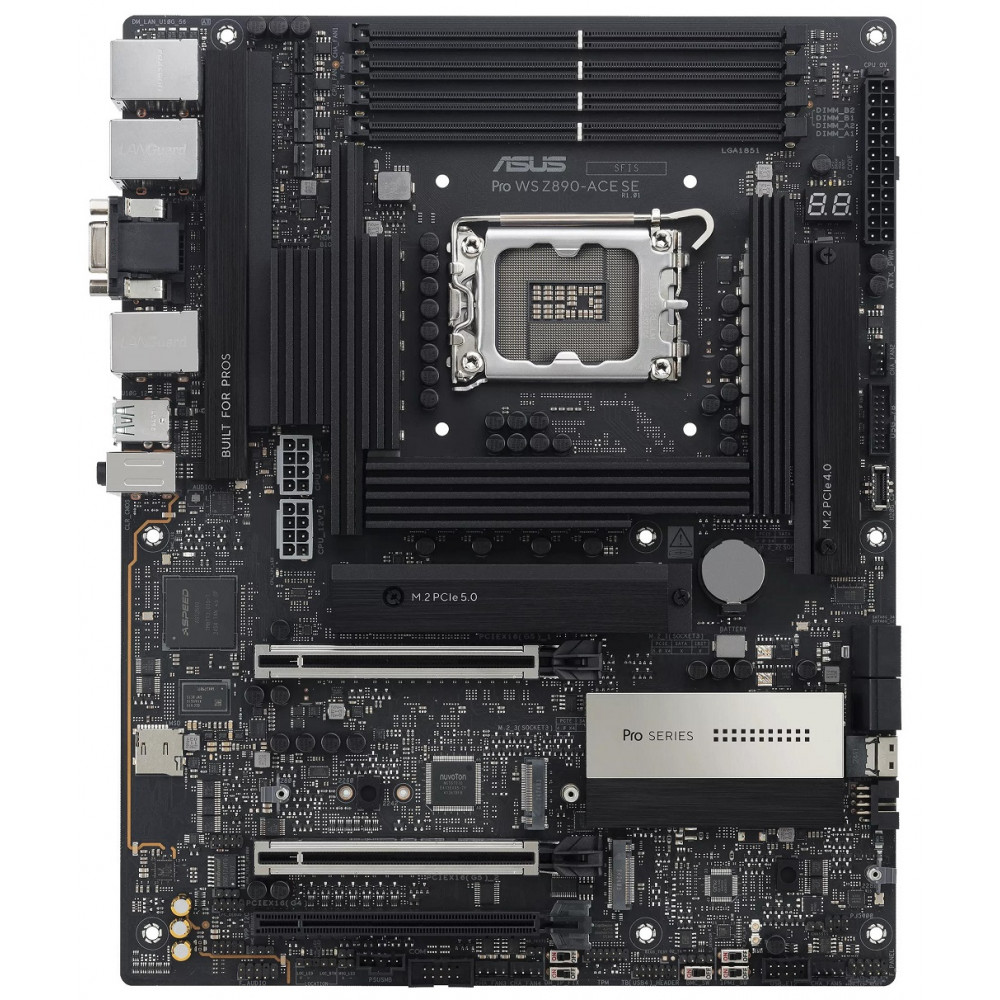 Материнcька плата ASUS PRO WS Z890-ACE SE s1851 Z890 4xDDR5 M.2 HDMI USB Type-C D-Sub Wi-Fi BT ATX