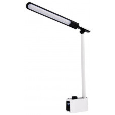Лампа настільна Panan Clock 8Вт 3000К 4000К 6500К 2USB з димером білий