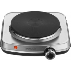Плитка настільна Sencor електрична, комф. - 1, 1.5Вт,  управл - мех., нерж. сталь