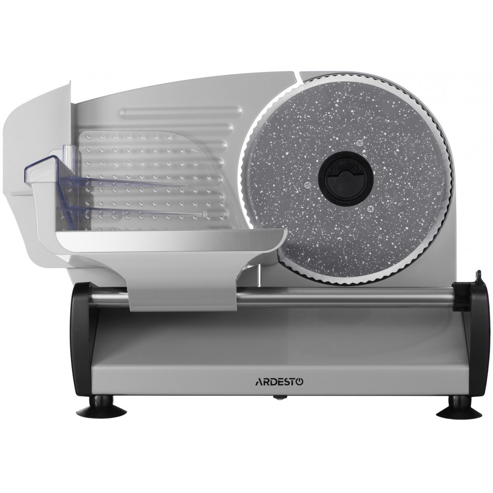 Скиборізка Ardesto, 250Вт, лезо-нержавіюча сталь з керамічним покриттям, діаметр ножа-190мм, корпус-метал/пластик, сіро-чорний