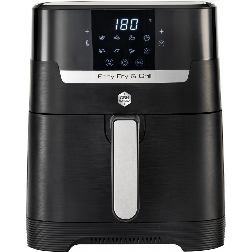 Мультипіч OBH Nordica EasyFry&Grill Precision, 1550Вт, чаша-4.2л, сенс. керув., від 40°C до 200°C, пластик, чорний