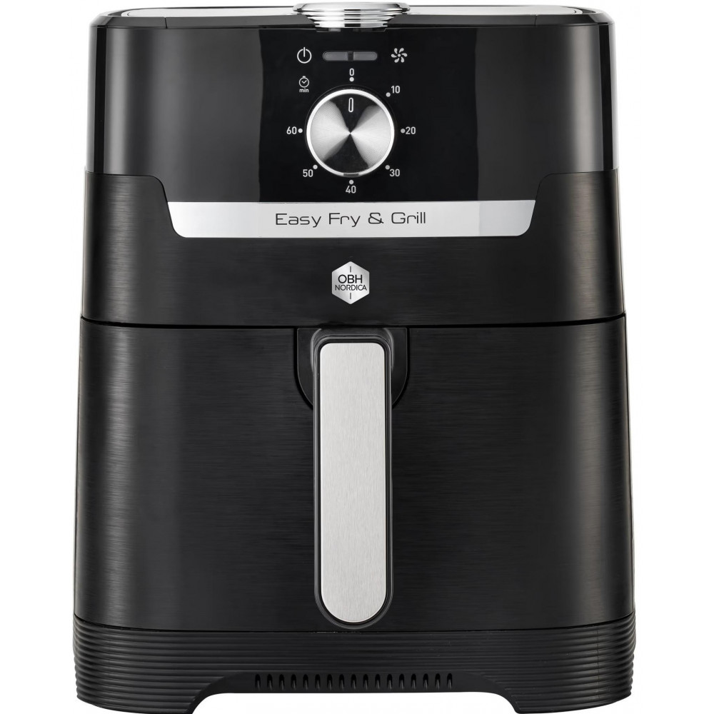 Мультипіч OBH Nordica EasyFry&Grill, 1550Вт, чаша-4.2л, механічне керув., від 40°C до 200°C, пластик, чорний