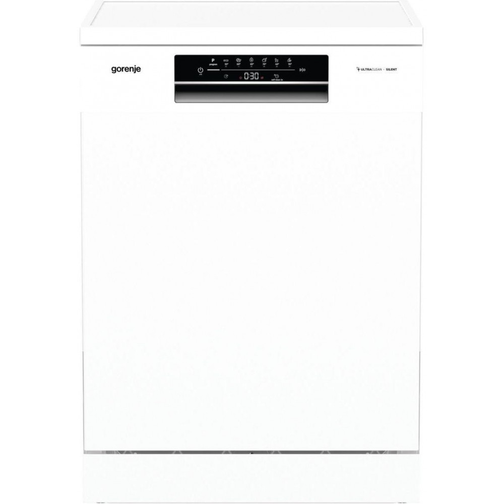 Посудомийна машина Gorenje, 16компл., A+++, 60см, дисплей, 3 кошика, AquaStop, білий