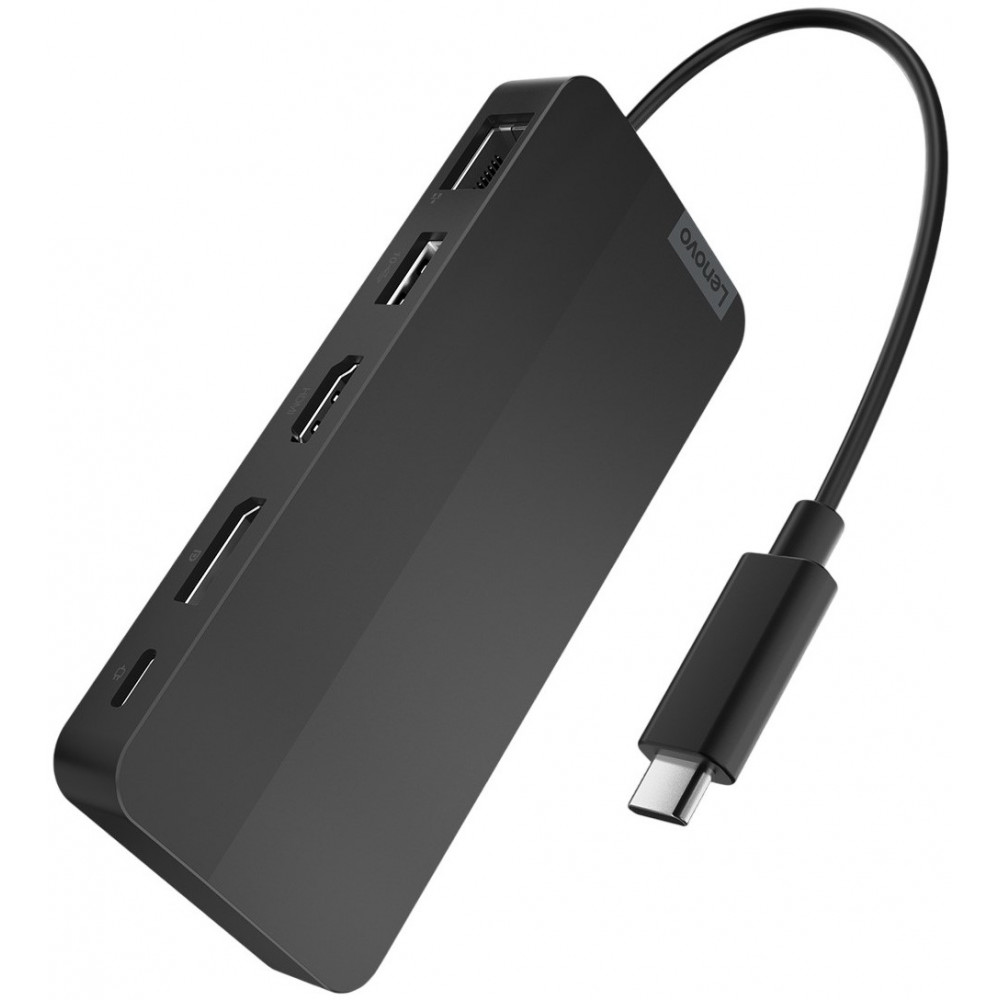 Док-станція Lenovo USB-C Dual Display Travel Dock (w/ adapter)
