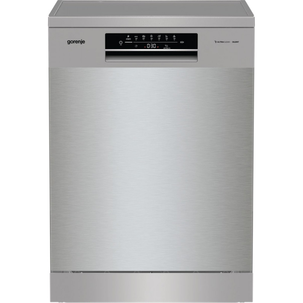 Посудомийна машина Gorenje, 16компл., A+++, 60см, дисплей, 3 кошика, AquaStop, сірий