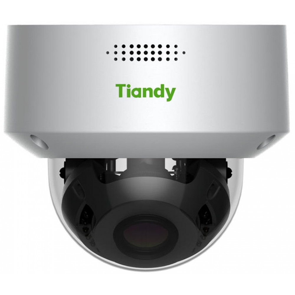 IP-камера Tiandy TC-C38MS Spec:I5/A/E/Y/M/H/2.7-13.5mm/V4.0, 8MP, Starlight Motorized IR Dome, 2.7-13.5mm, f/1.6, IR50m, DC12V, PoE, IP66, IK10
