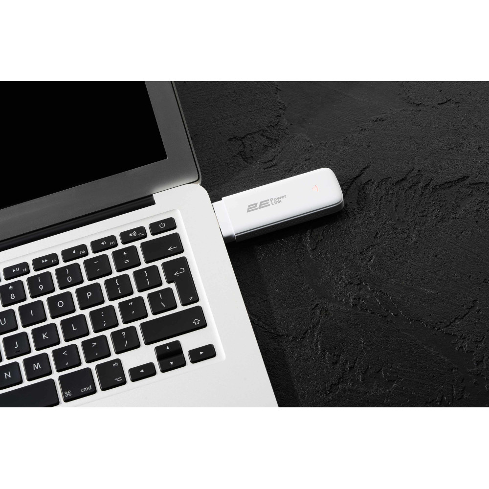 Мобільний маршрутизатор 2E PowerLink (MiFi-1 2024) LTE, Wi-Fi4, 1xUSB, 1xCRC9 білий