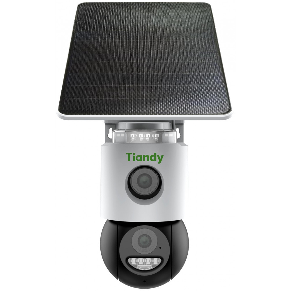IP-камера Tiandy TC-H363U Spec:W/4G/U/SE/4mm/V4.0, 6MP, Fixed Color Maker 4G PT, 4mm, f/1.0, LED20m, DC5V, Batt.10400mAh, Solar panel, IP65, Speaker