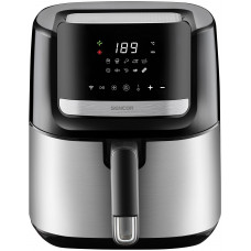 Мультипіч Sencor Vita Fryer, 1600Вт, чаша-6,5л, сенсорне керув., 10 програм, пластик, нерж. сталь-чорний