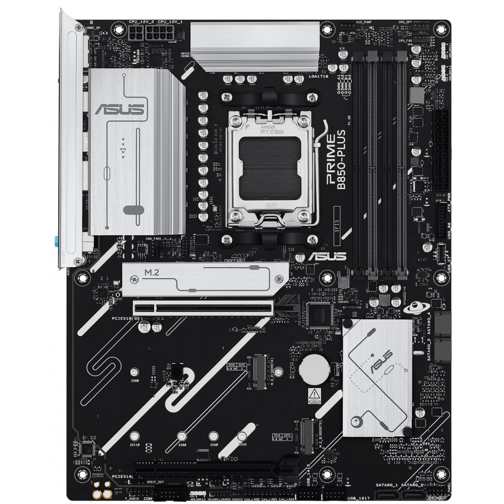 Материнcька плата ASUS PRIME B850-PLUS sAM5 B850 4xDDR5 M.2 HDMI DP ATX