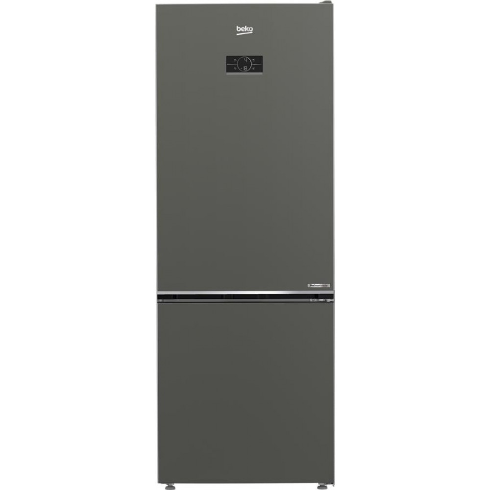 Холодильник Beko з нижн. мороз., 192x70x74.5, xолод.відд.-340л, мороз.відд.-150л, 2дв., А++, NF, дисплей, HarvestFresh, нерж