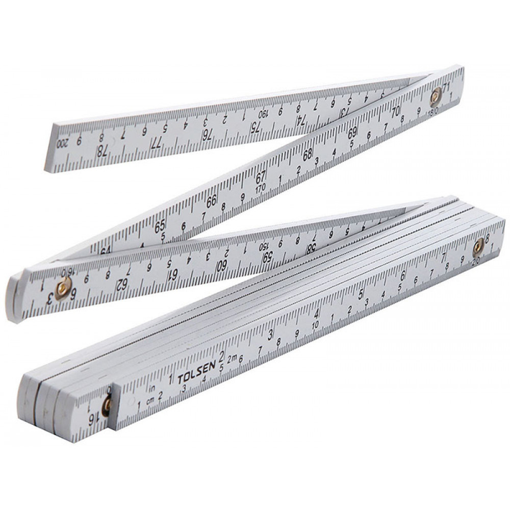 Лінійка складна Tolsen, пластик, 2000мм