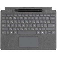 Клавіатура для планшета Surface Pro 8 - 11, Pro X зі стілусом, UKR/ENG, платинова