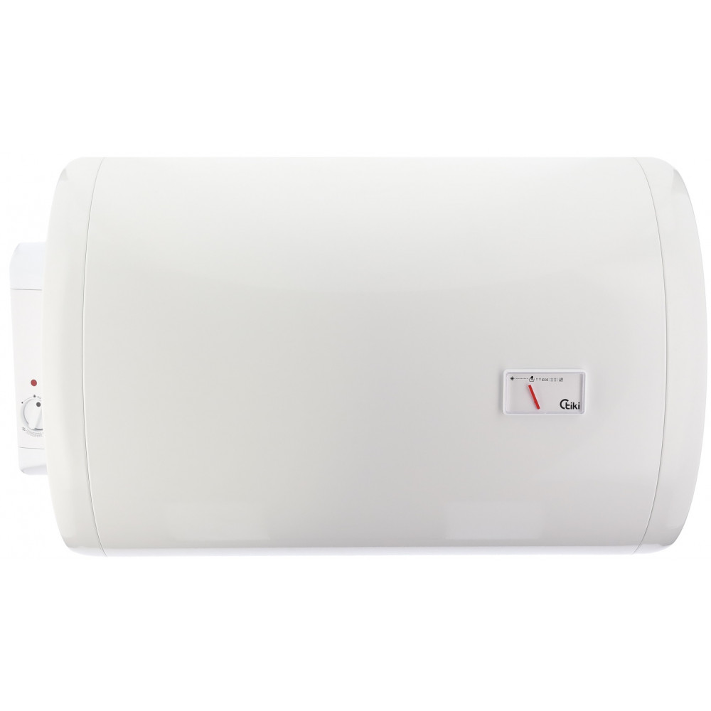 Водонагрівач електр. TIKI круглий GBH, 100л, 2кВт, сухий тен, горизонтальний монтаж, мех. кер-ння, D, білий, 700180