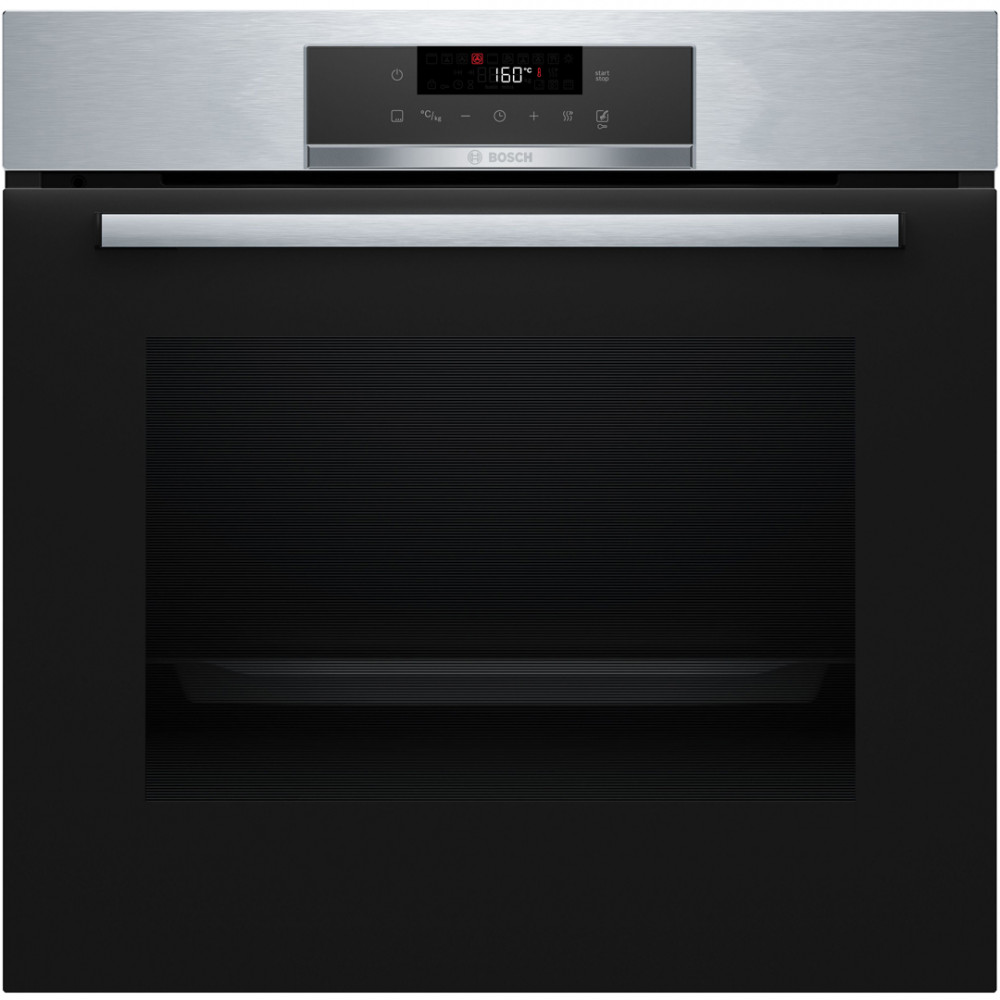 Духова шафа Bosch електрична, 71л, A+, дисплей, конвекція, піроліз, телескопічні направляючі, нержавійка